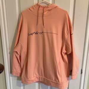Nike Peach Hoodie Sweater